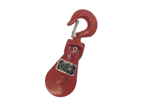 AS-DB-SBD-H-2T-3S - 2 Ton Snatch Block with Swivel Snap Hook
