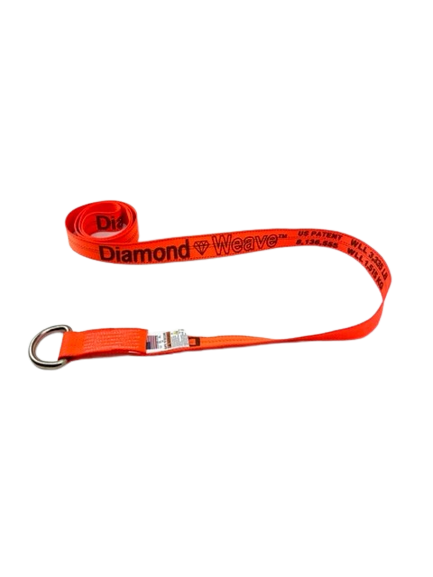 TOW-120WDR-DW - 2" x 10' Lasso Strap w/ Wire D-Ring-BEST
